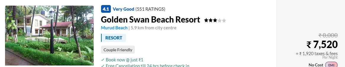 Golden Swan Beach Resort