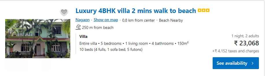 Luxury 4 bhk villa
