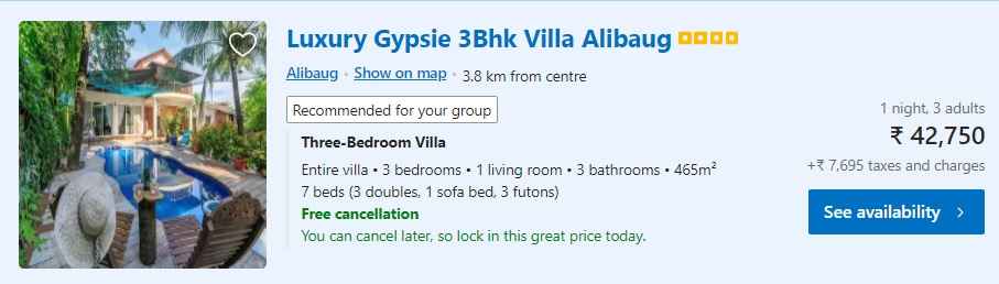 Luxury Gypsie 3bhk Villa