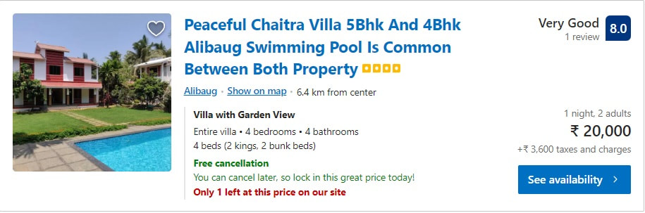 Peaceful Chaitra Villa