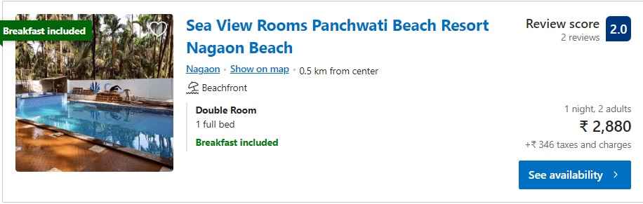 Panchvati beach resort